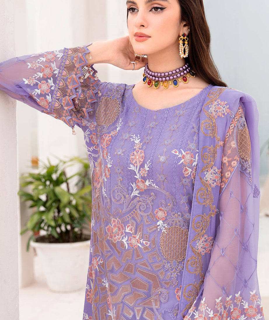 Ramsha Chevron Chiffon`23 D#711