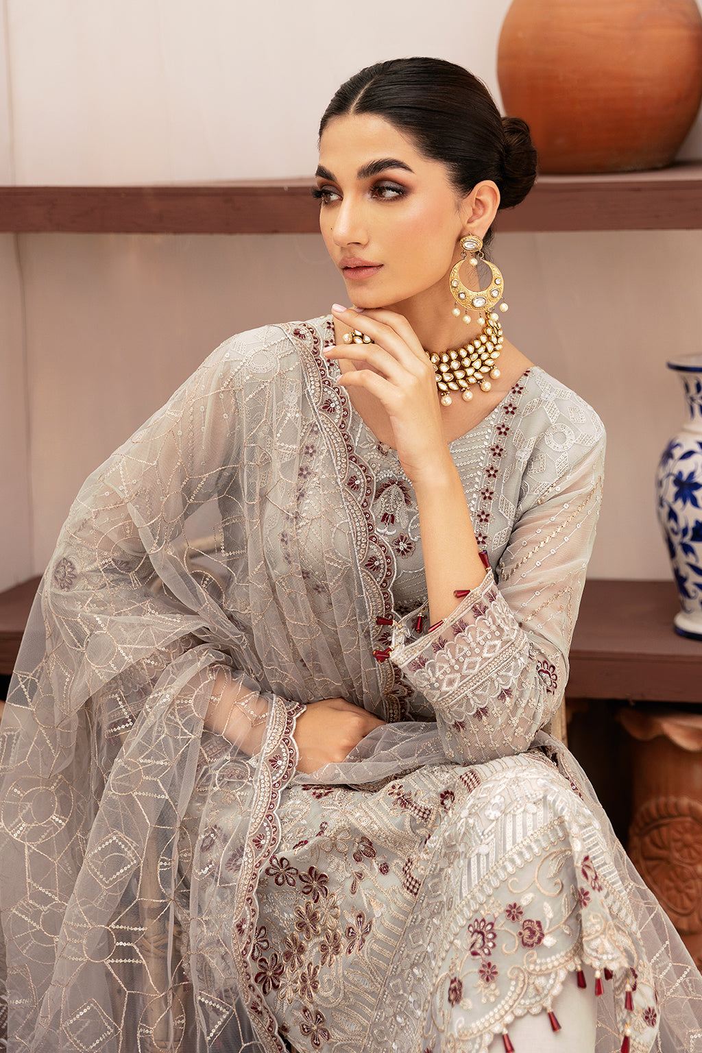 Ramsha Kashish W/Chiffon'24 Vol-2 K#208