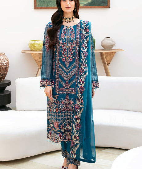 Ramsha Chevron Chiffon`24 Vol-8 A#811