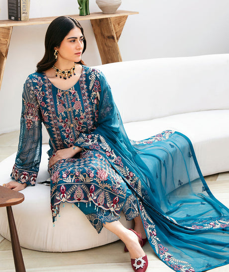 Ramsha Chevron Chiffon`24 Vol-8 A#811