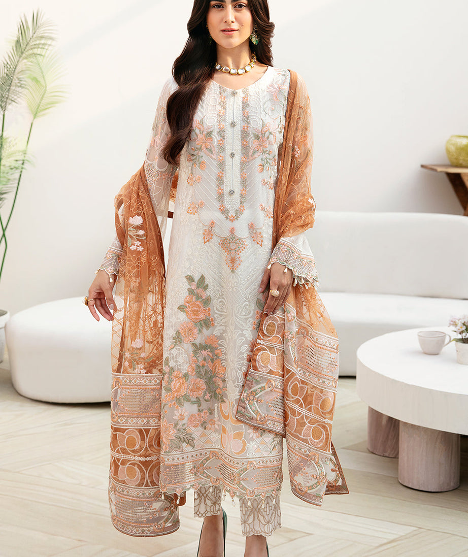 Ramsha Chevron Chiffon`24 Vol-8 A#808