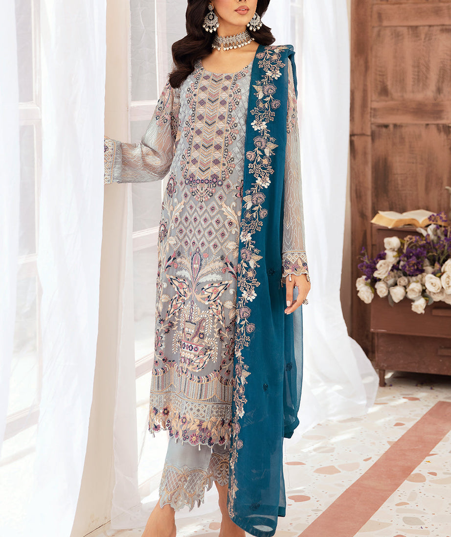Ramsha Chiffon Collection'24 Vol-26 F#2609