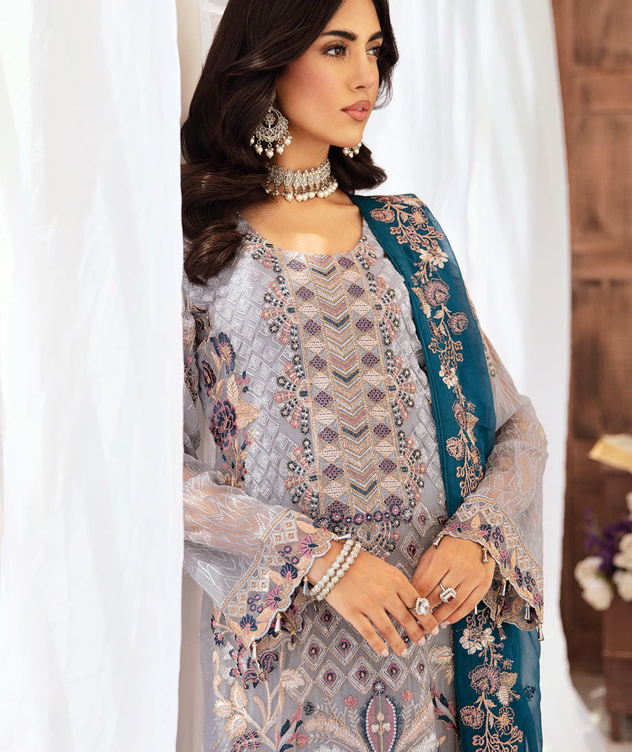 Ramsha Chiffon Collection'24 Vol-26 F#2609