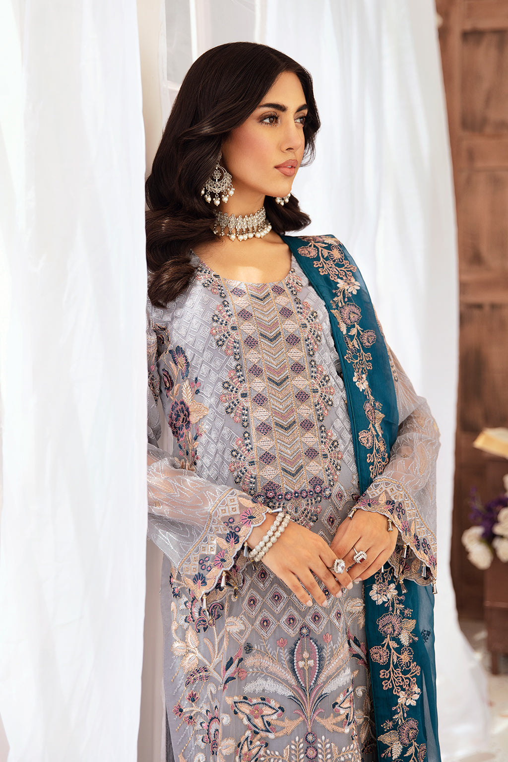 Ramsha Chiffon Collection'24 Vol-26 F#2609