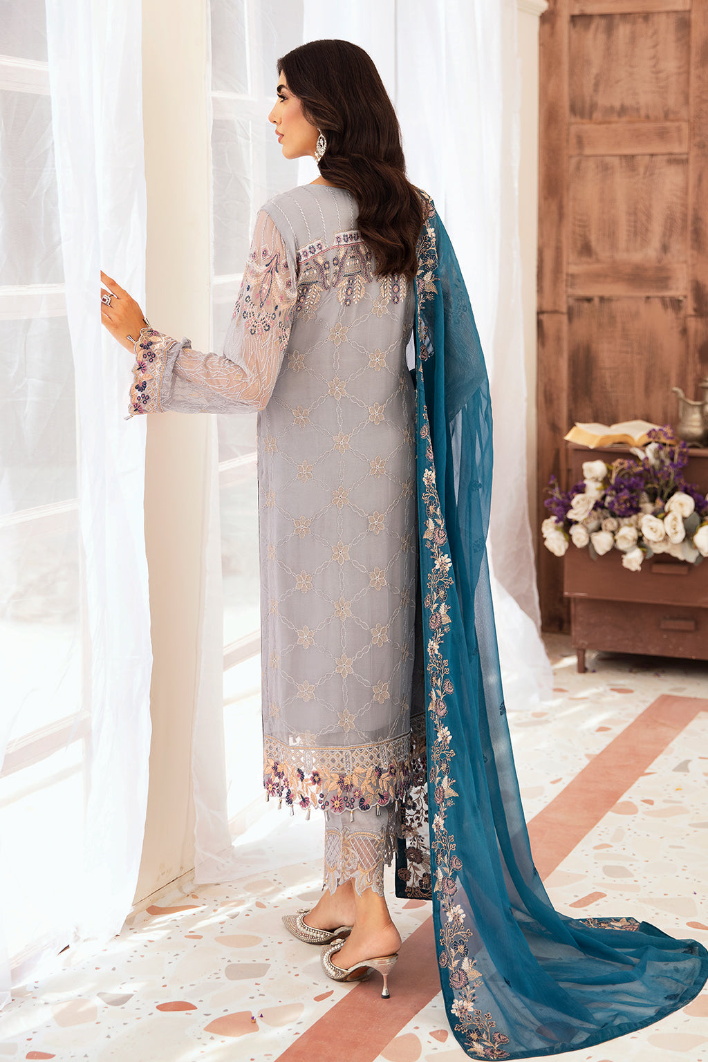 Ramsha Chiffon Collection'24 Vol-26 F#2609