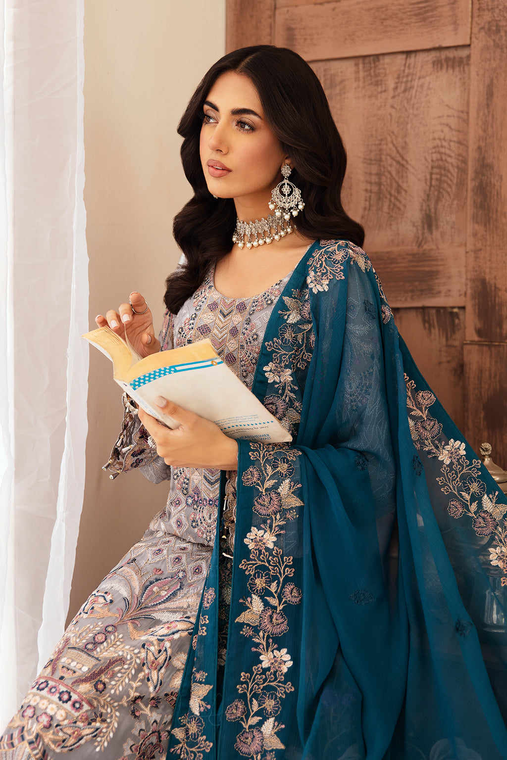 Ramsha Chiffon Collection'24 Vol-26 F#2609