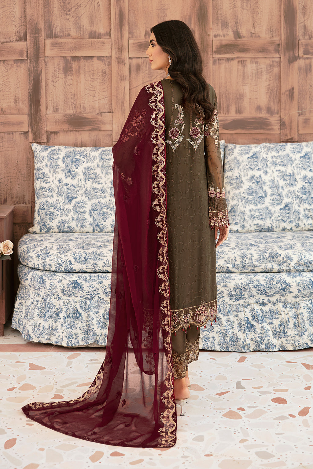Ramsha Chiffon Collection'24 Vol-26 F#2604
