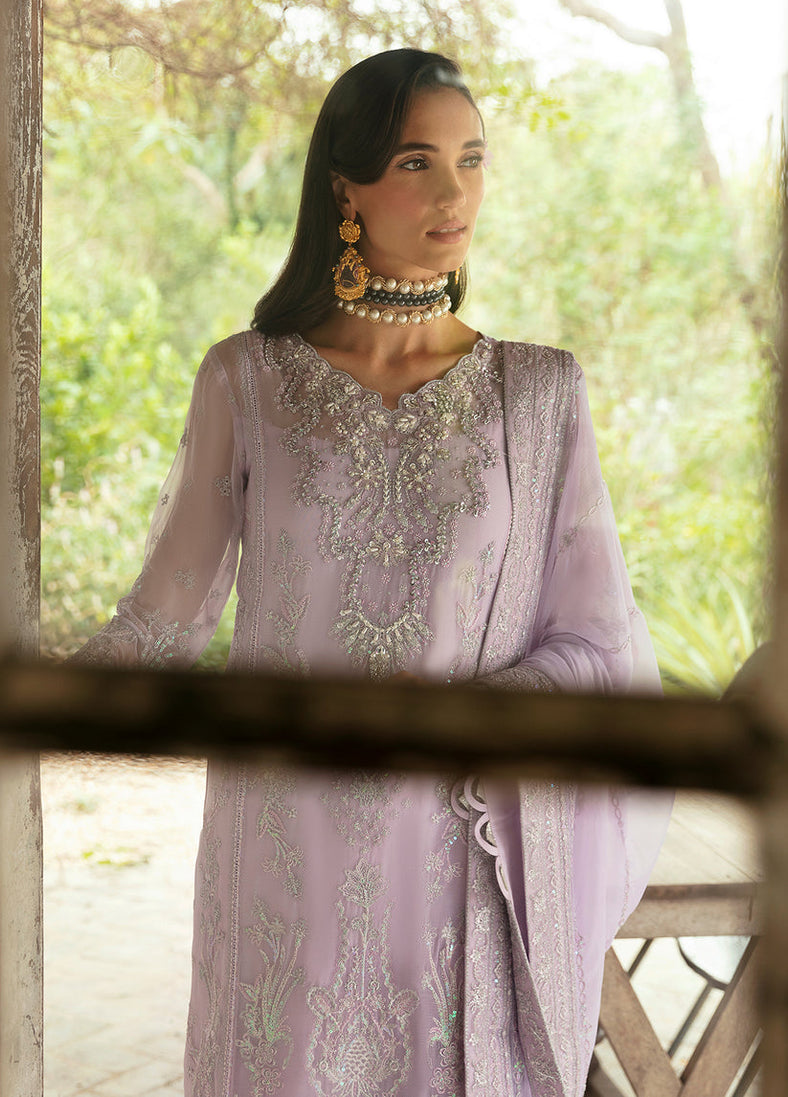 Gulaal Emb Eid Chiffon'24 D#07 (VIOLA)