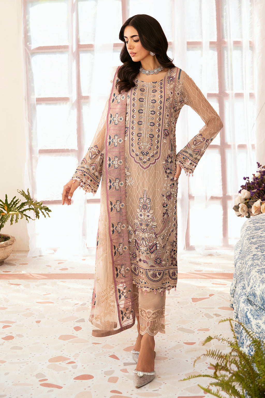 Ramsha Chiffon Collection'24 Vol-26 F#2611