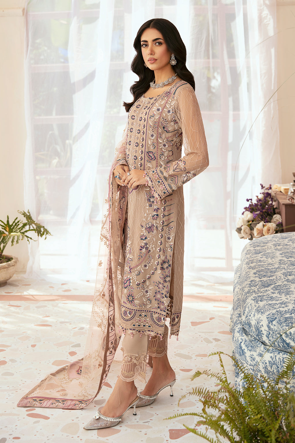 Ramsha Chiffon Collection'24 Vol-26 F#2611