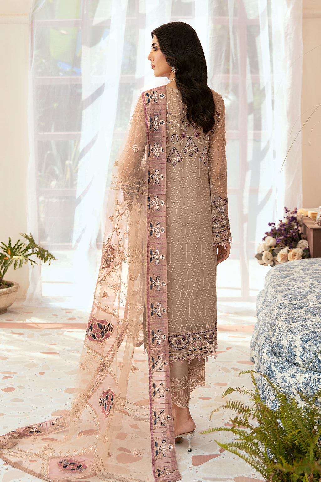 Ramsha Chiffon Collection'24 Vol-26 F#2611
