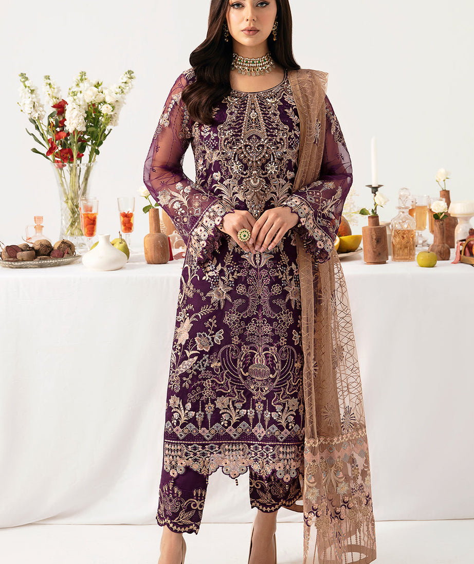 Ramsha Minhal Organza'24 Vol-11 M#1109