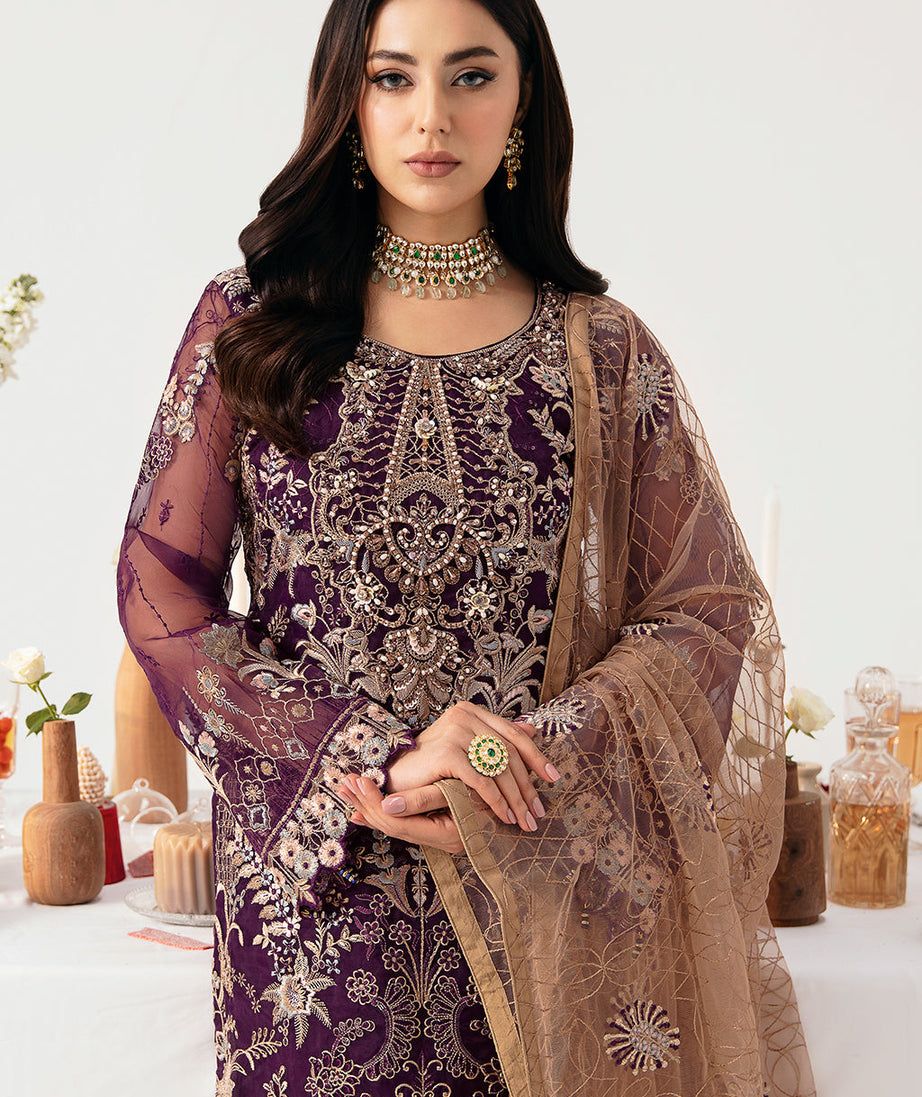 Ramsha Minhal Organza'24 Vol-11 M#1109