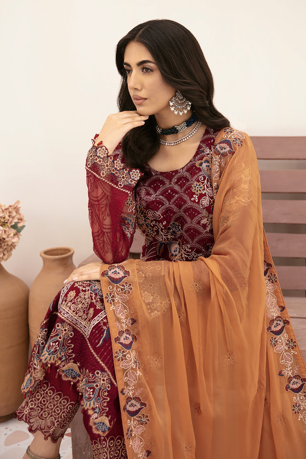 Ramsha Chiffon Collection'24 Vol-26 F#2612