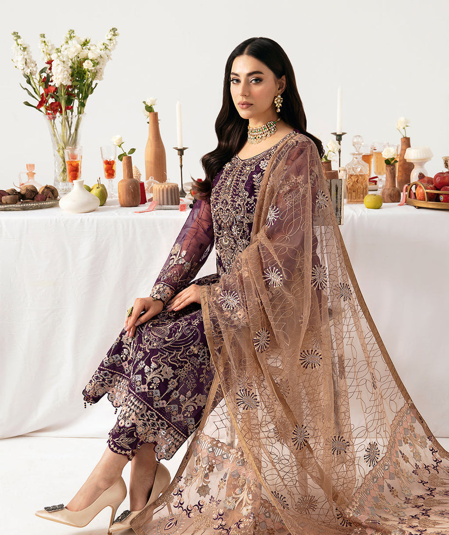 Ramsha Minhal Organza'24 Vol-11 M#1109