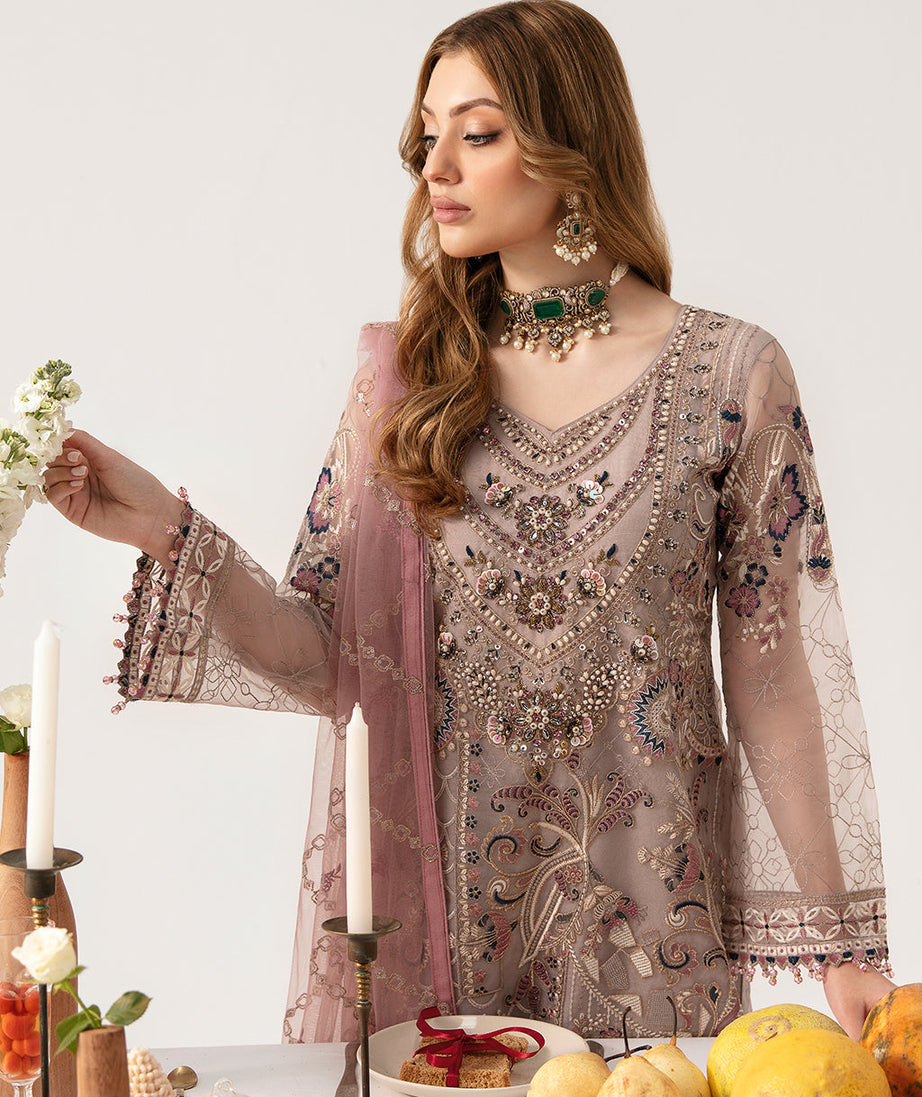 Ramsha Minhal Organza'24 Vol-11 M#1110