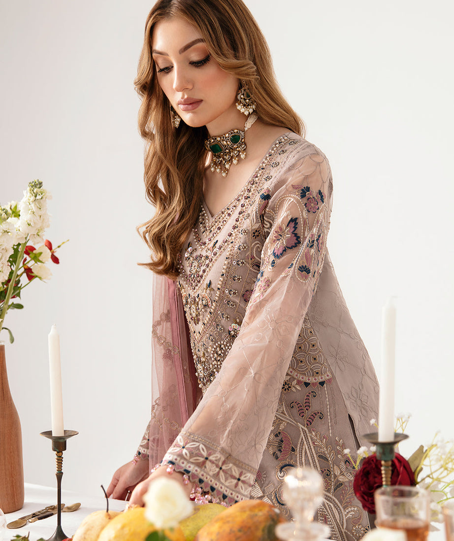 Ramsha Minhal Organza'24 Vol-11 M#1110