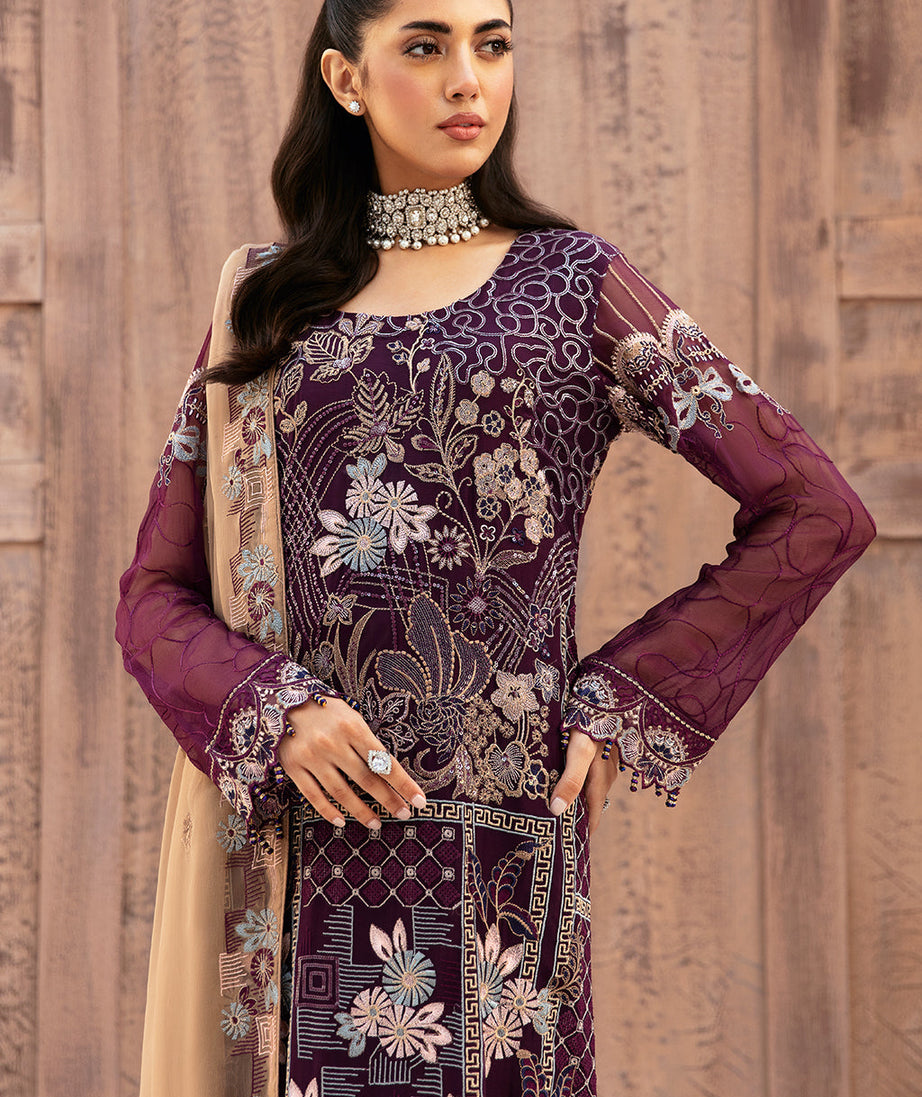 Ramsha Chiffon Collection'24 Vol-26 F#2608