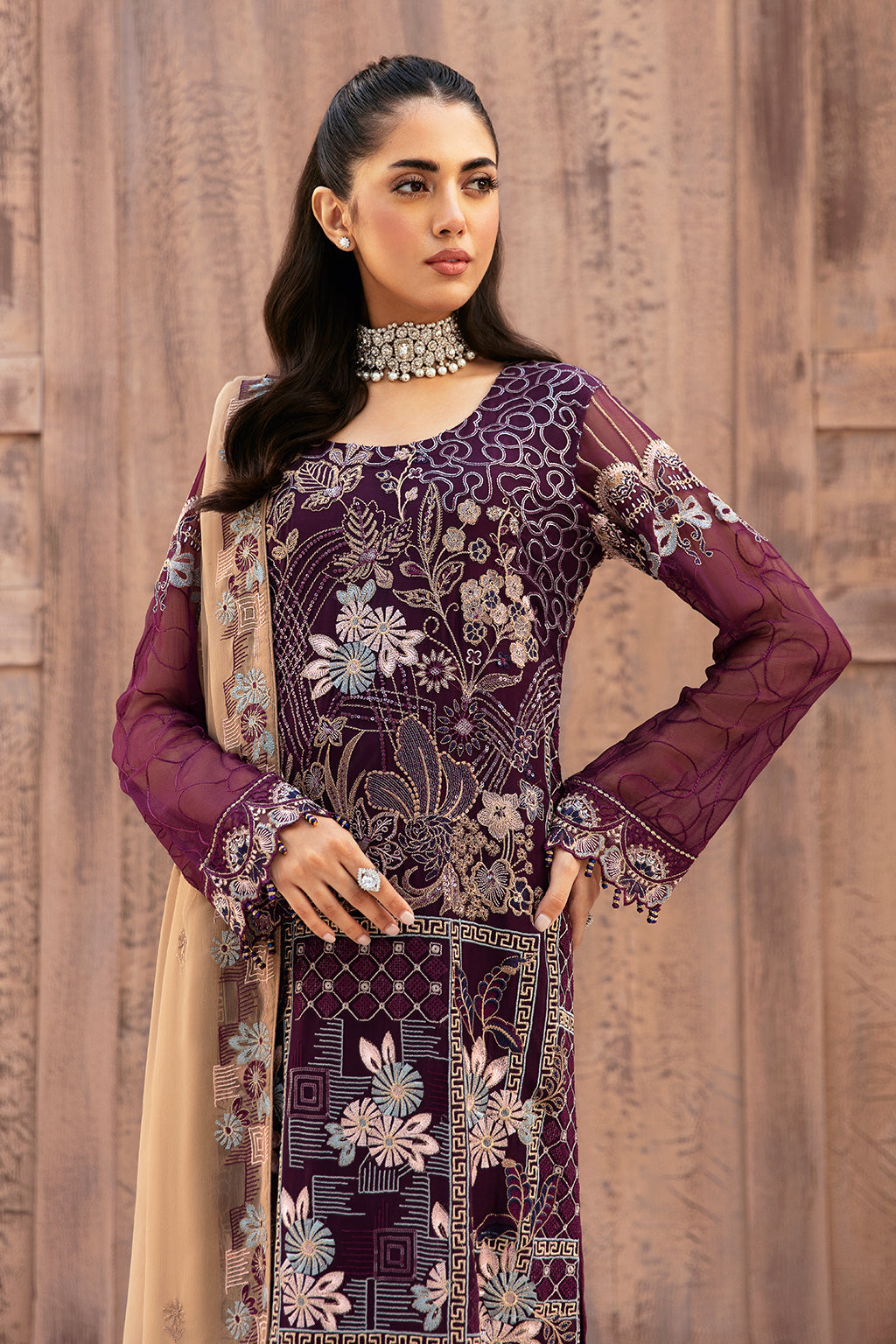 Ramsha Chiffon Collection'24 Vol-26 F#2608