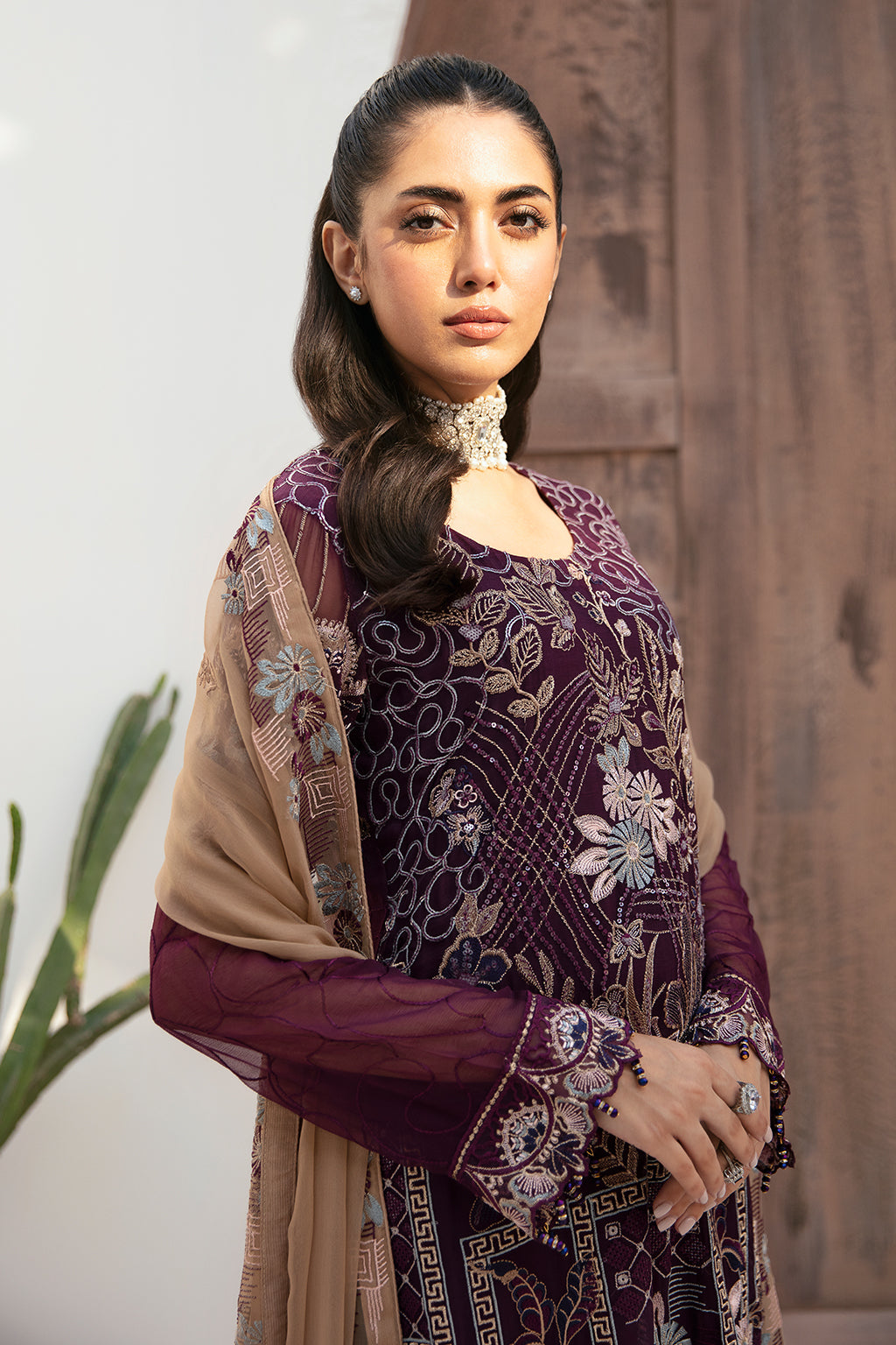 Ramsha Chiffon Collection'24 Vol-26 F#2608
