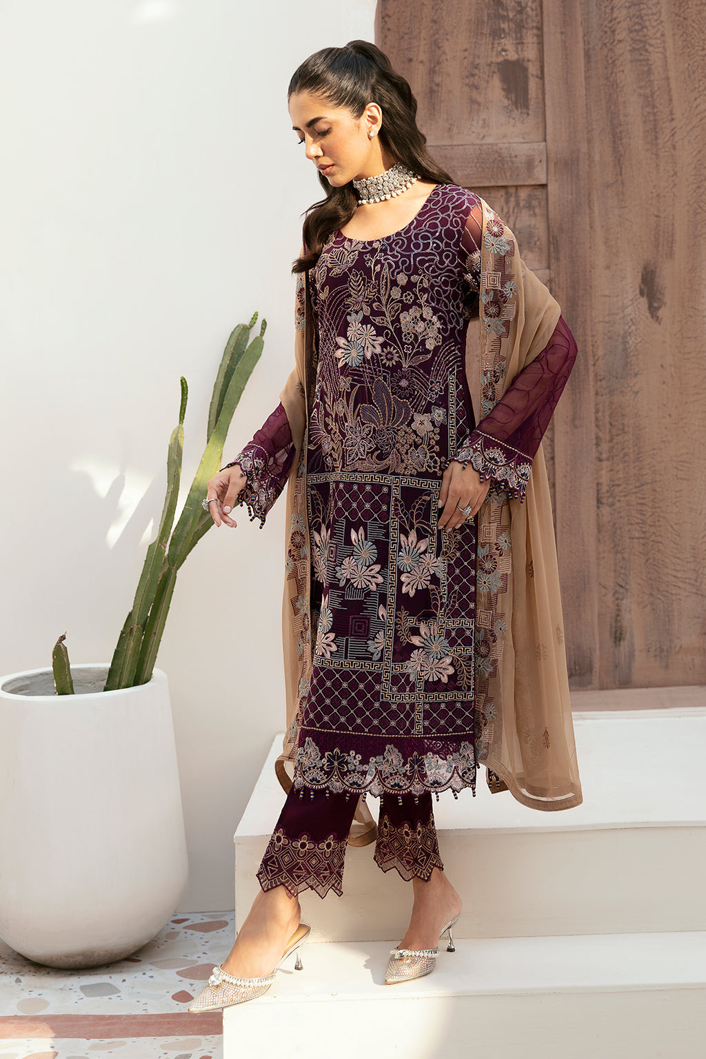 Ramsha Chiffon Collection'24 Vol-26 F#2608