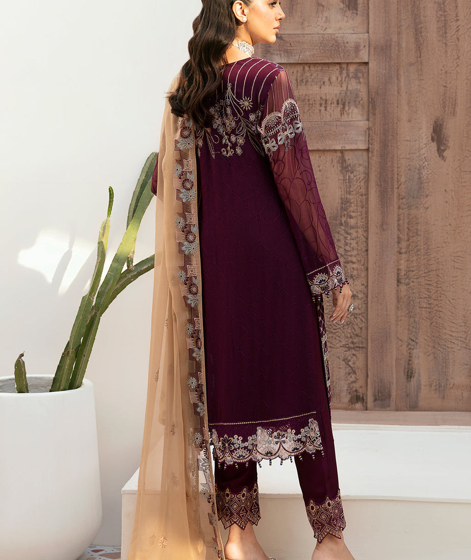 Ramsha Chiffon Collection'24 Vol-26 F#2608