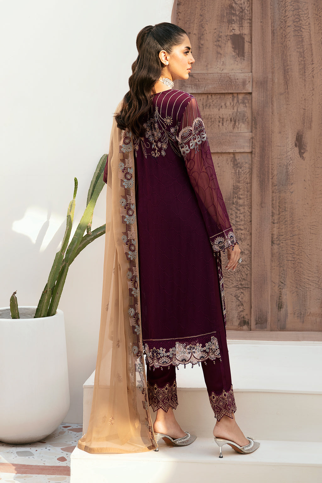 Ramsha Chiffon Collection'24 Vol-26 F#2608