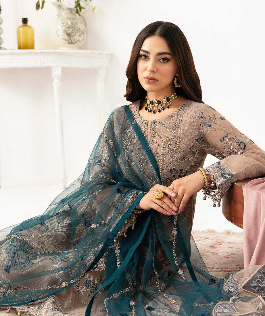 Ramsha Minhal Organza'24 Vol-11 M#1106