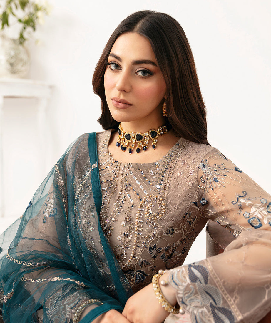 Ramsha Minhal Organza'24 Vol-11 M#1106