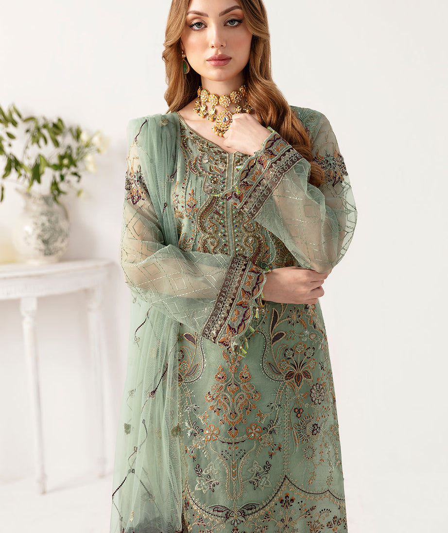 Ramsha Minhal Organza'24 Vol-11 M#1108