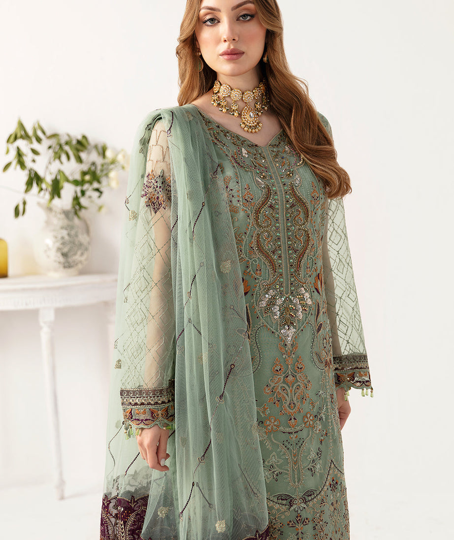 Ramsha Minhal Organza'24 Vol-11 M#1108