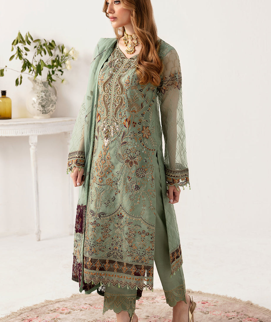 Ramsha Minhal Organza'24 Vol-11 M#1108