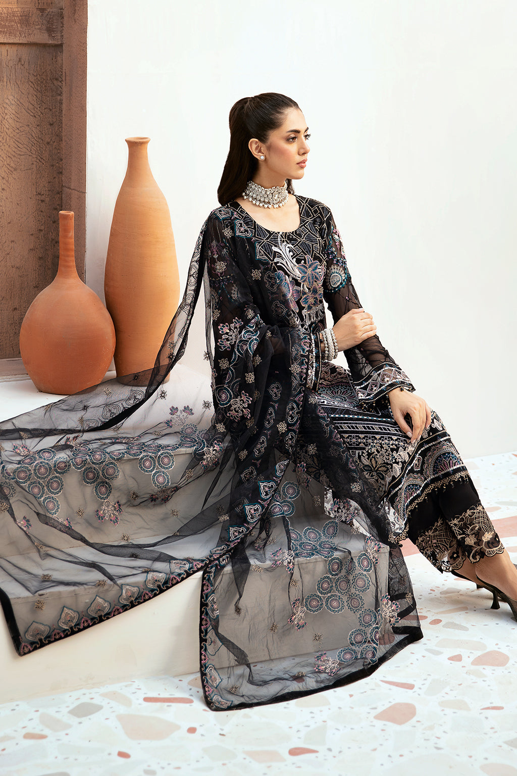 Ramsha Chiffon Collection'24 Vol-26 F#2606