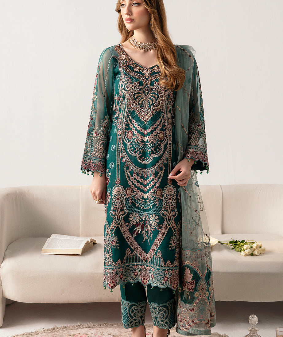 Ramsha Minhal Organza'24 Vol-11 M#1101