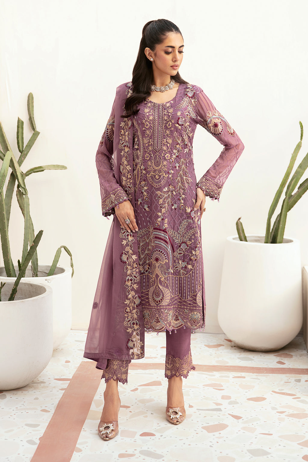 Ramsha Chiffon Collection'24 Vol-26 F#2610