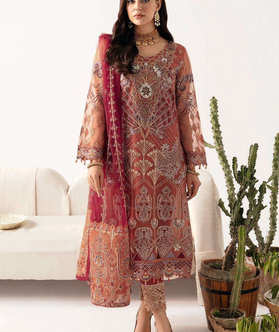 Ramsha Minhal Organza'24 Vol-11 M#1103