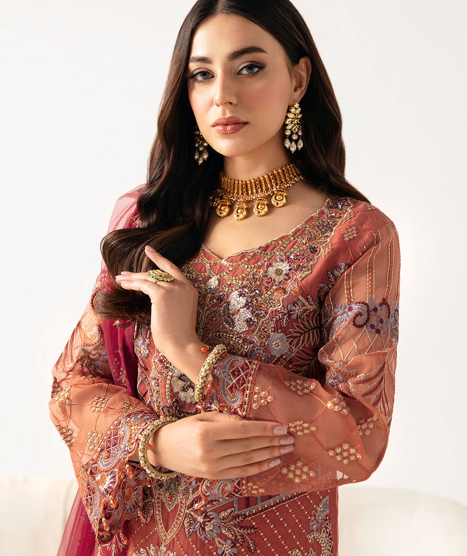 Ramsha Minhal Organza'24 Vol-11 M#1103