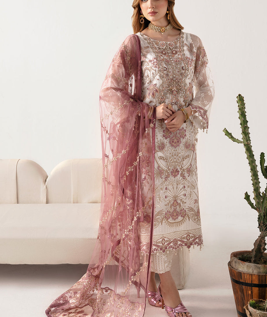 Ramsha Minhal Organza'24 Vol-11 M#1102