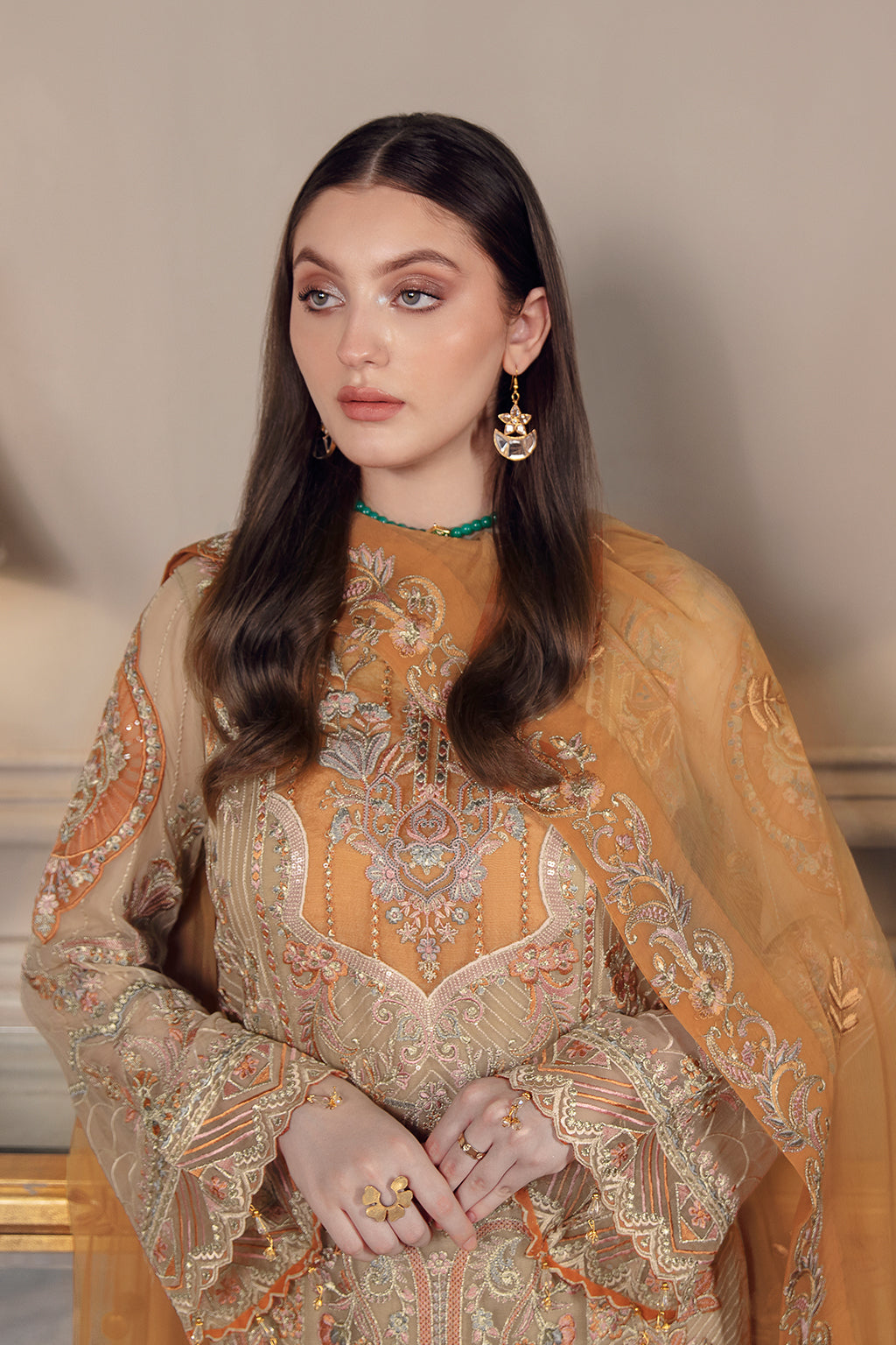 Ramsha Chevron Chiffon`22 Vol-5 D#508