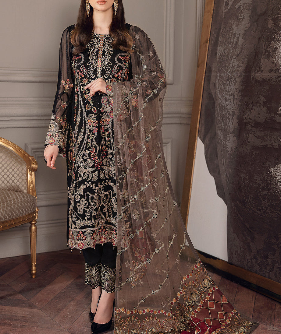 Ramsha Chevron Chiffon`22 Vol-5 D#501