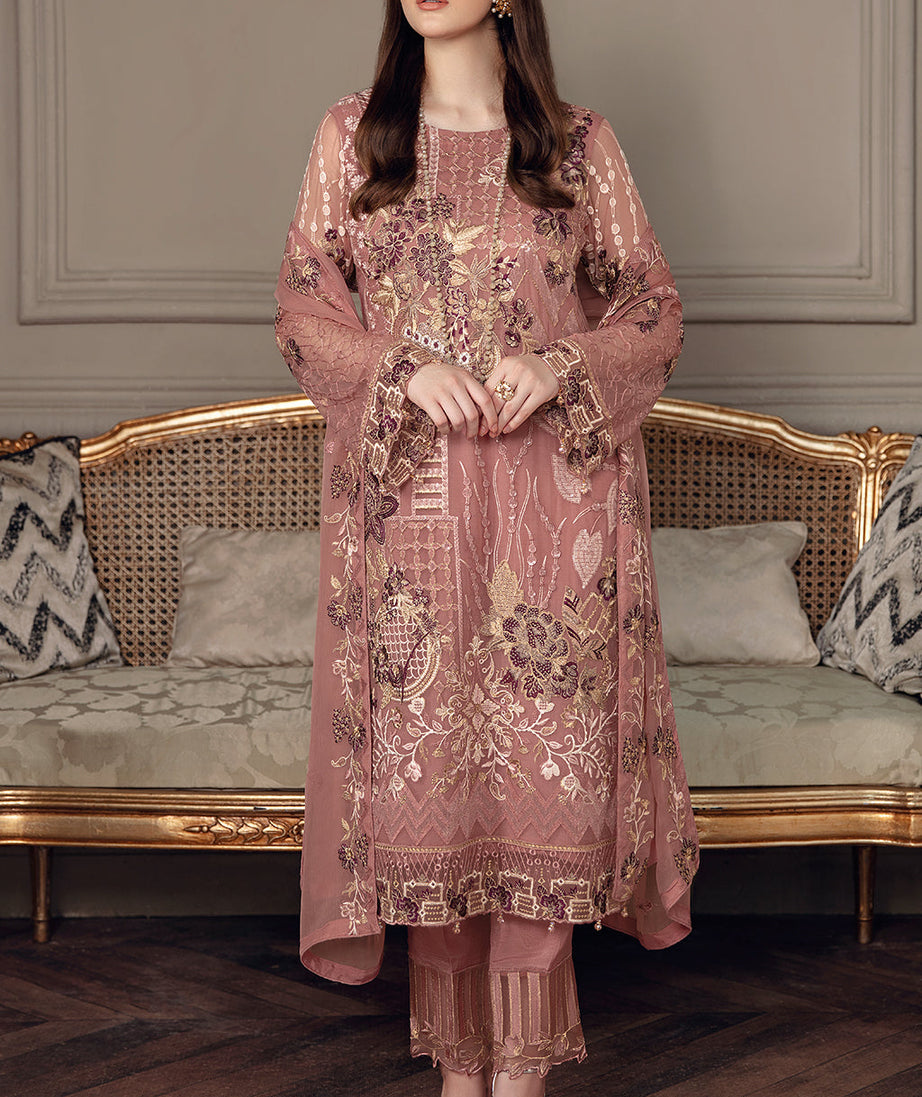 Ramsha Chevron Chiffon`22 Vol-5 D#502