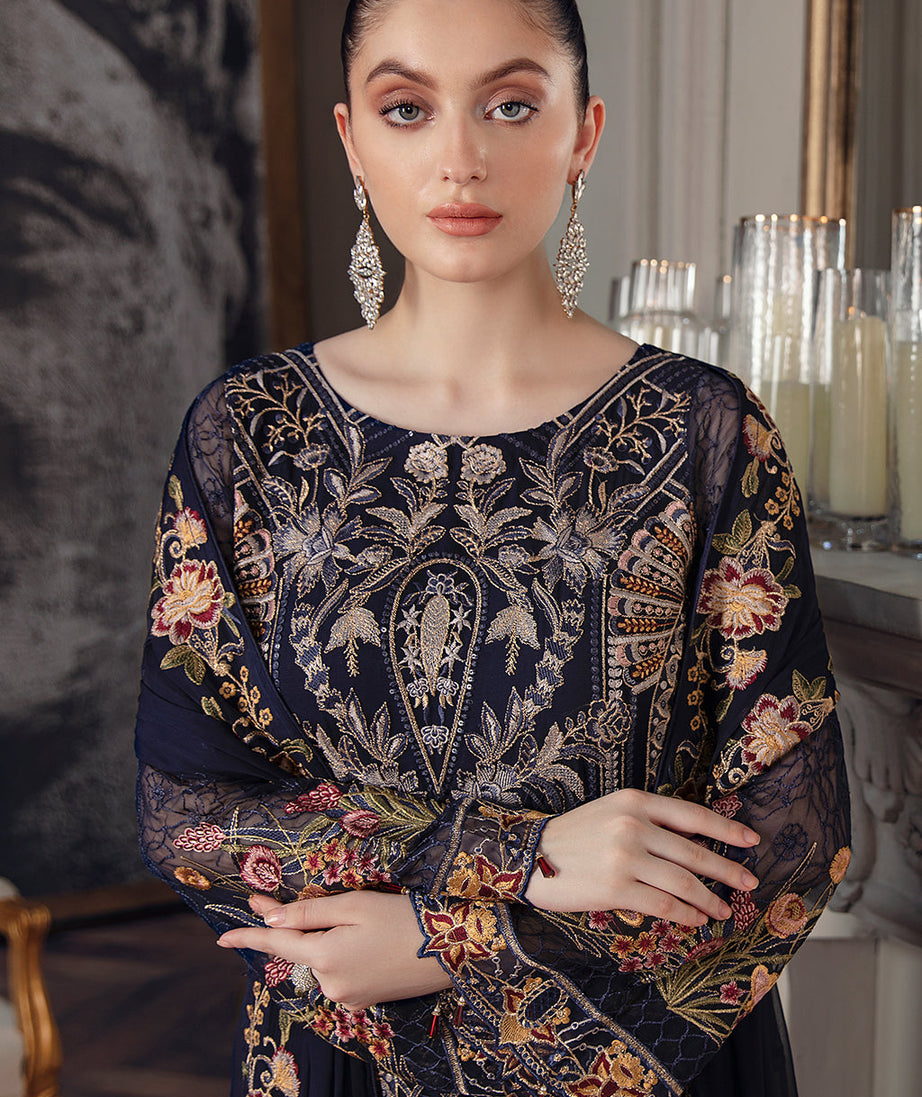 Ramsha Chevron Chiffon`22 Vol-5 D#506