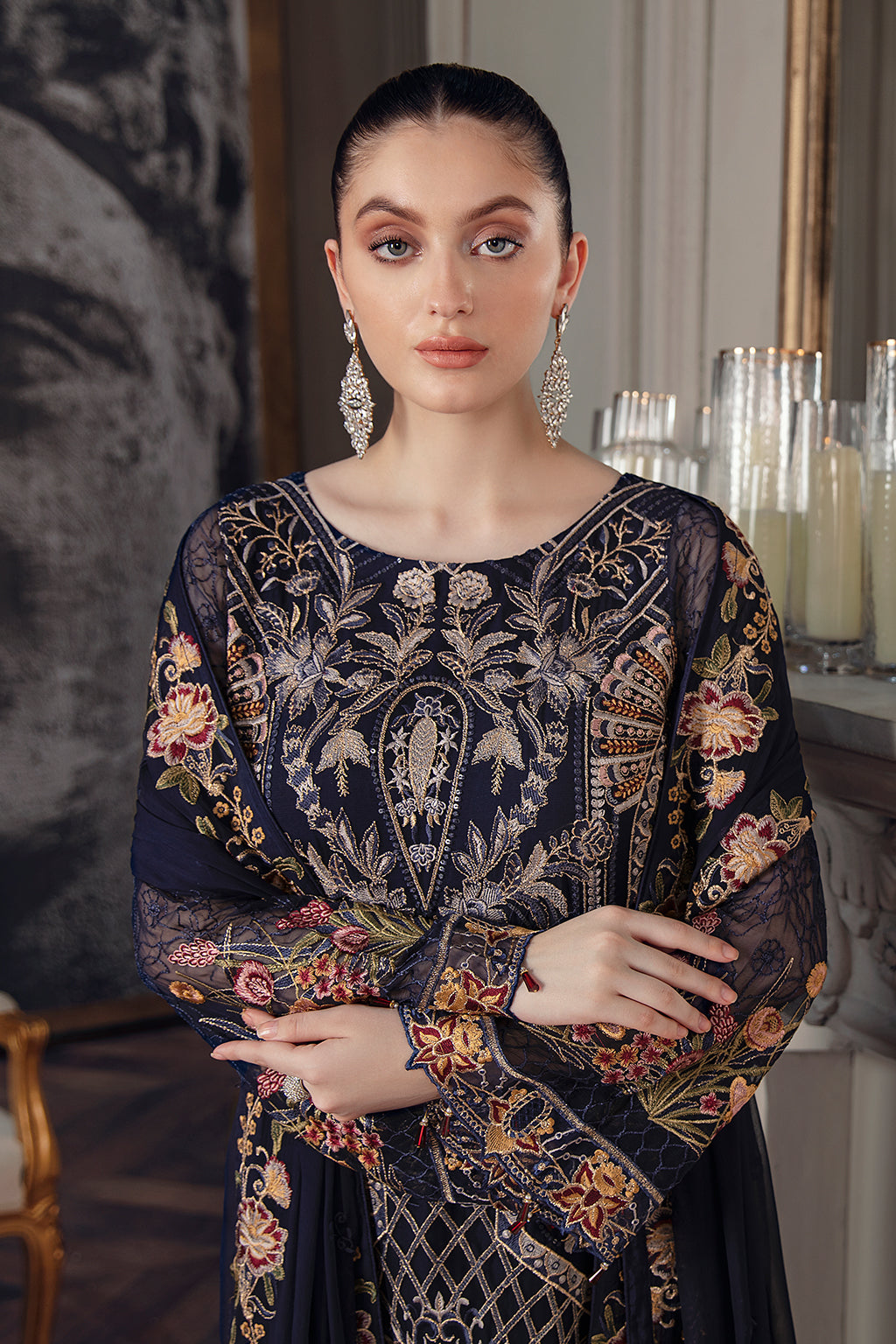 Ramsha Chevron Chiffon`22 Vol-5 D#506