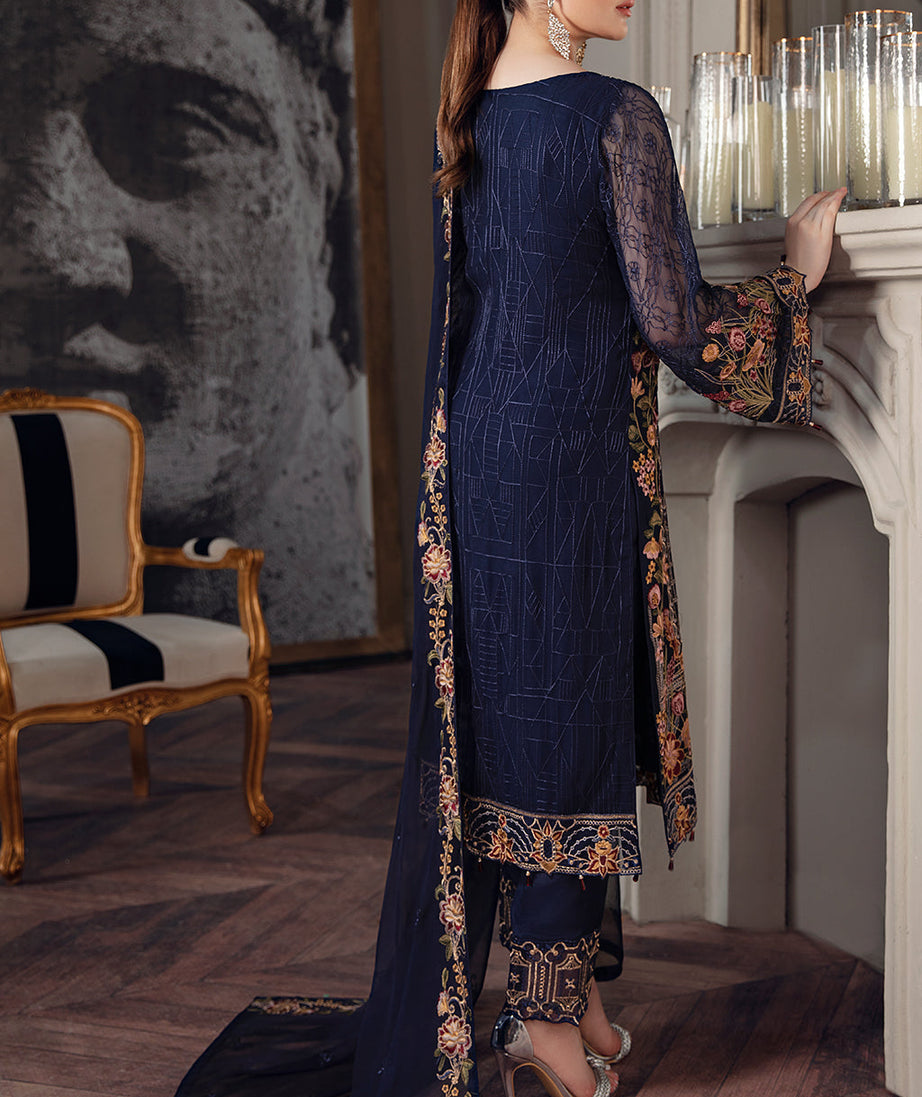 Ramsha Chevron Chiffon`22 Vol-5 D#506