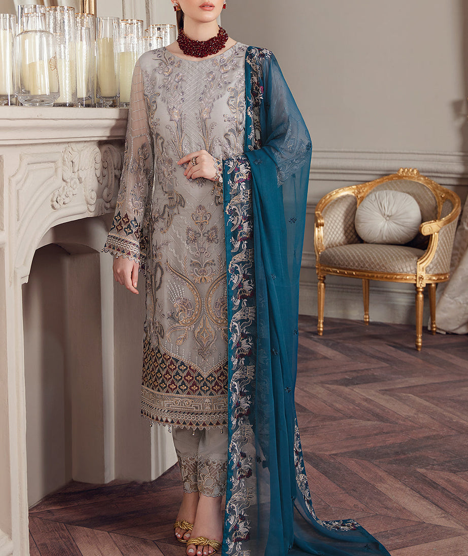 Ramsha Chevron Chiffon`22 Vol-5 D#503