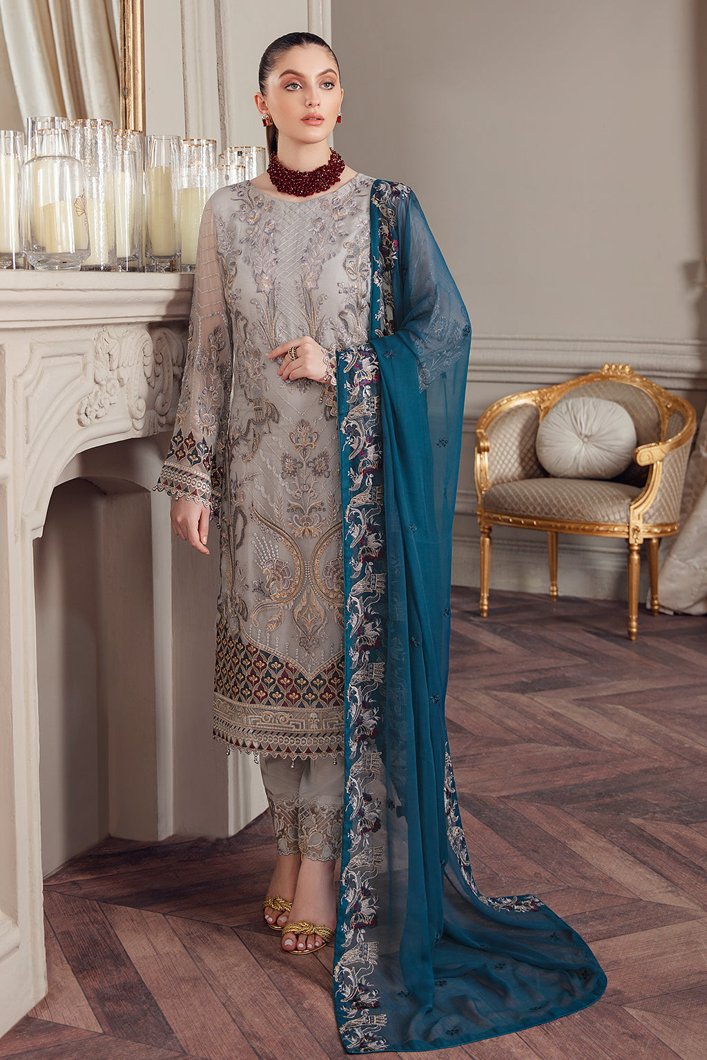 Ramsha Chevron Chiffon`22 Vol-5 D#503