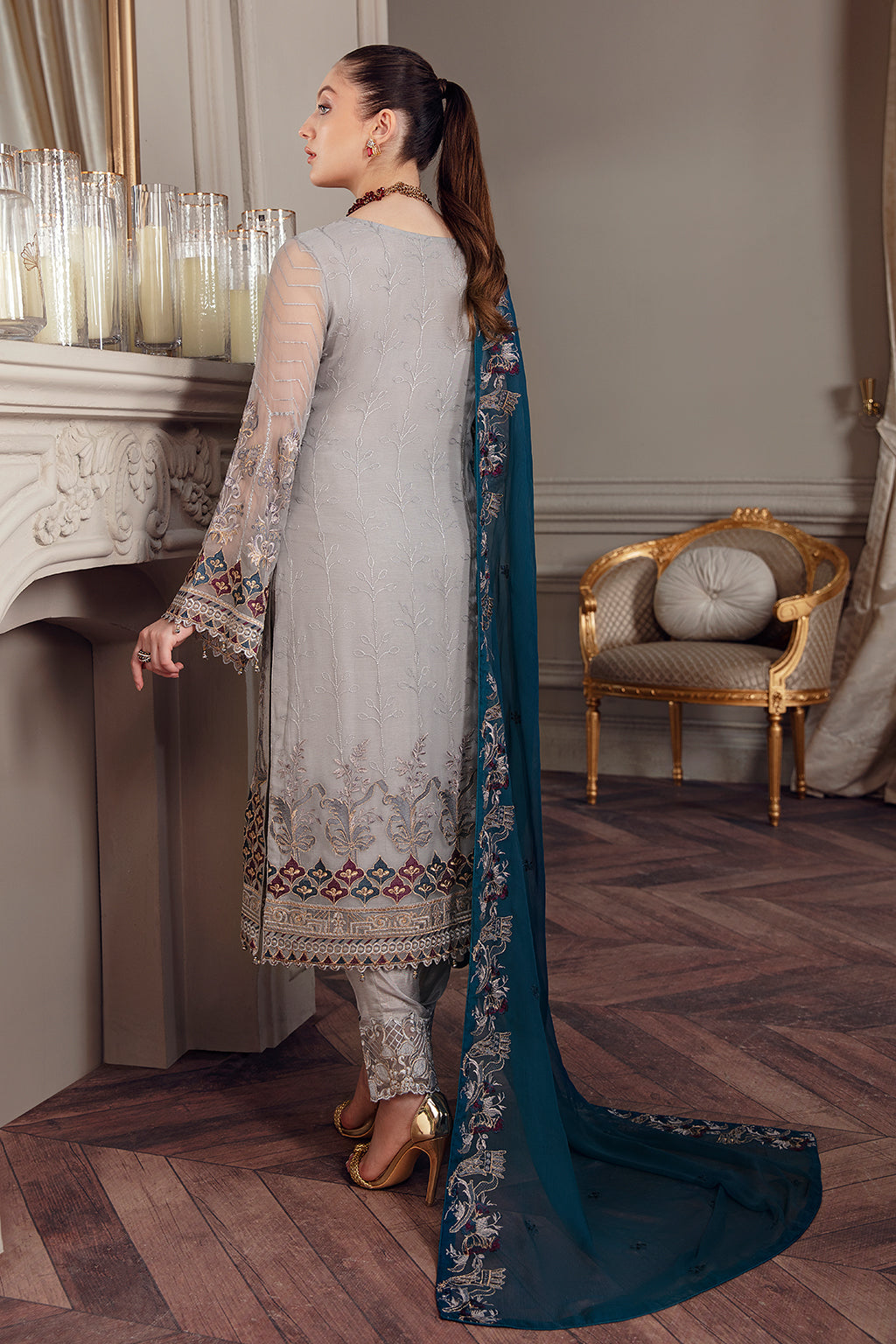 Ramsha Chevron Chiffon`22 Vol-5 D#503
