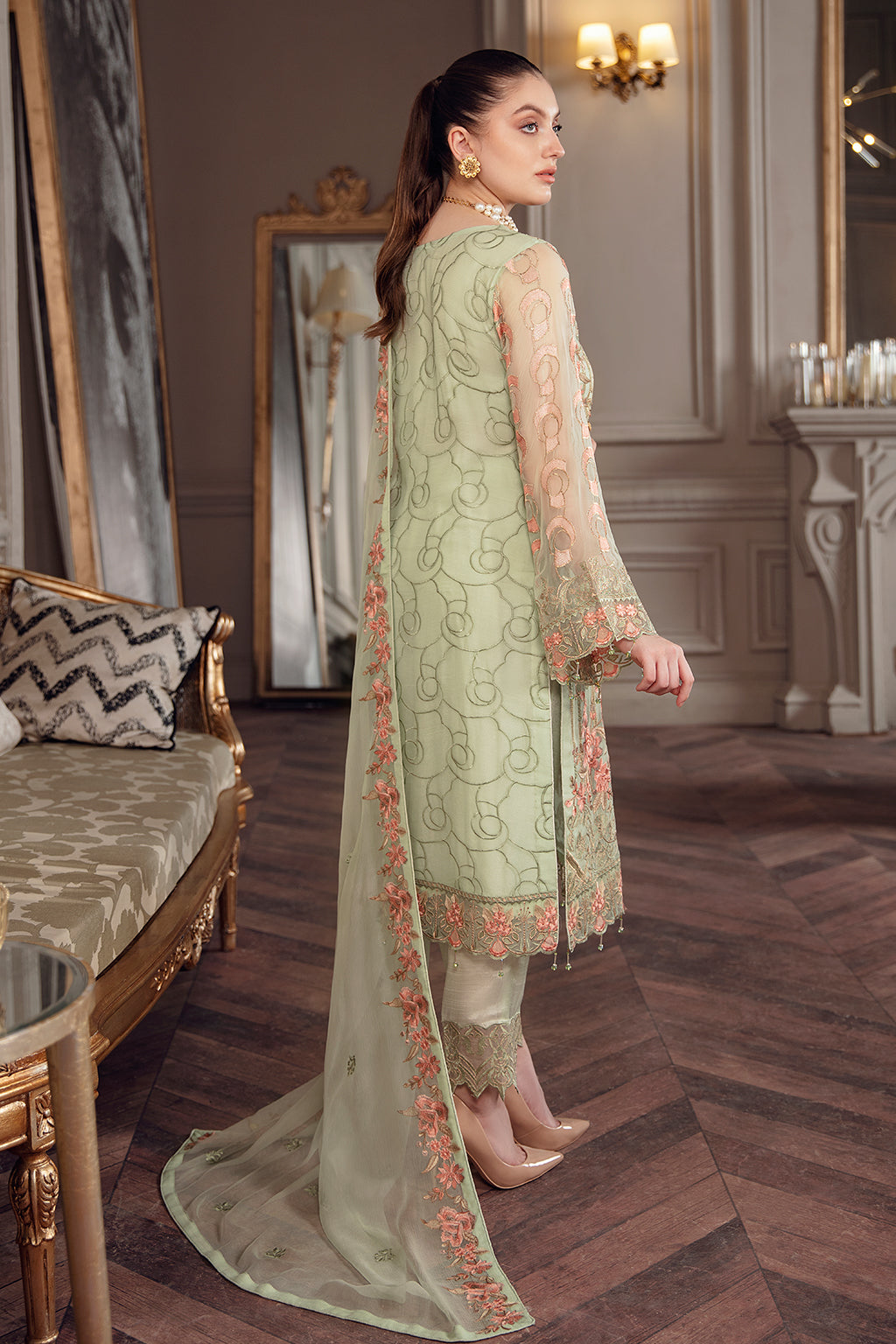Ramsha Chevron Chiffon`22 Vol-5 D#509
