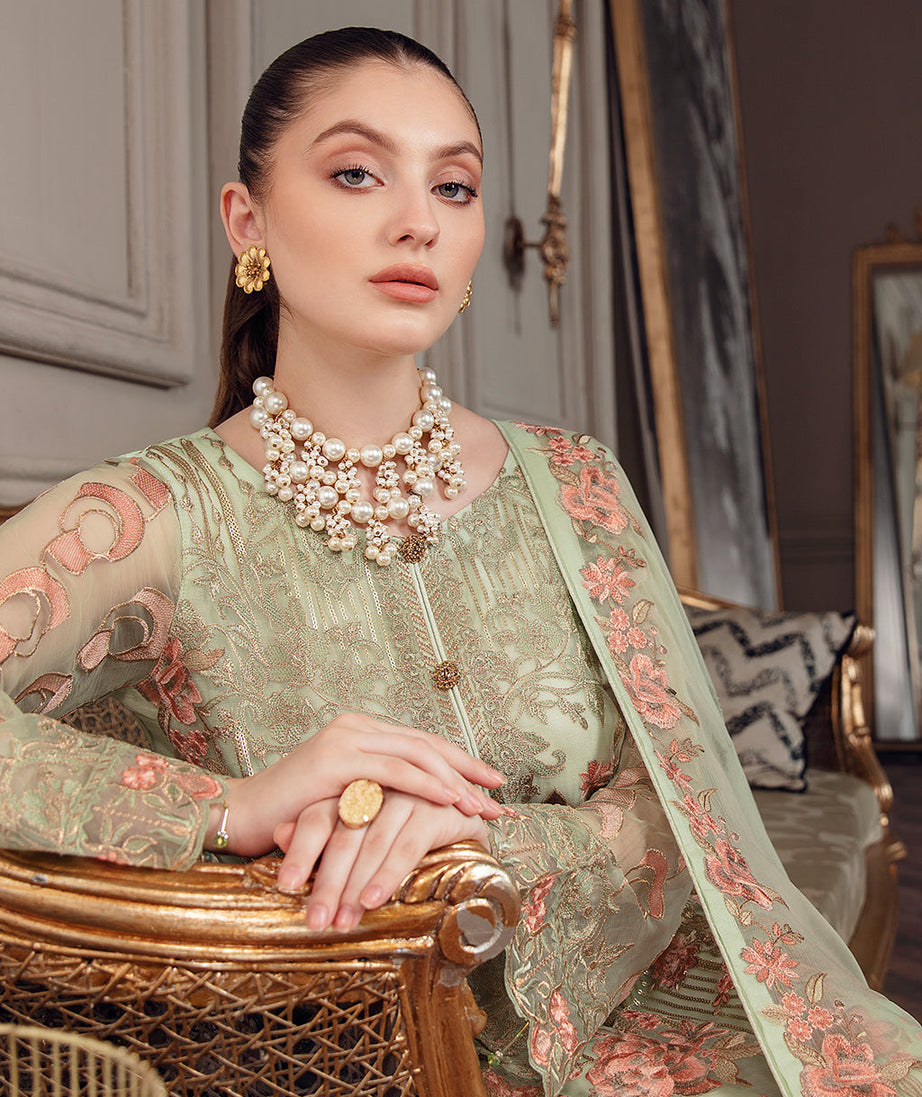 Ramsha Chevron Chiffon`22 Vol-5 D#509
