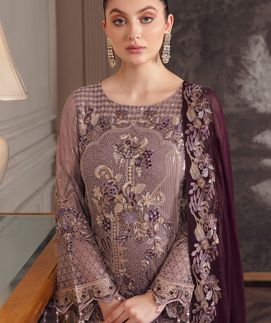 Ramsha Chevron Chiffon`22 Vol-5 D#510